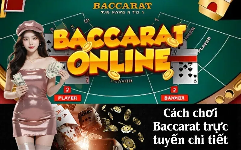 Cách chơi Baccarat trực tuyến chi tiết