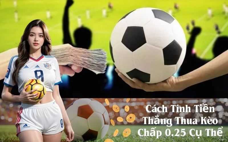 Cách Tính Tiền Thắng Thua Kèo Chấp 0.25 Cụ Thể